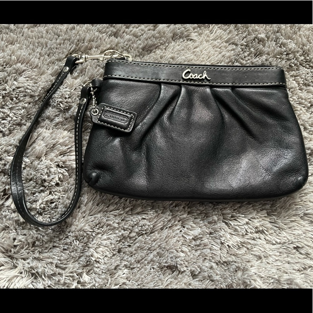 Coach Leather Wristlet